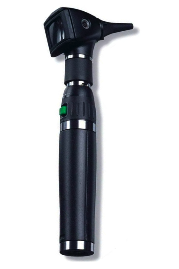 3 5V Diagnostic Otoscope with Throat Illuminator and Lithium Handle in Hard Case