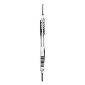 Scalpel Handle, Double Handle No  4 + No  3, Solid