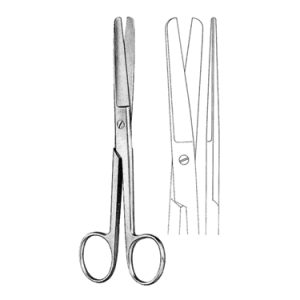 Standard Operating Scissors 18 5 cm, Blunt/Blunt Straight