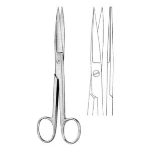 Standard Operating Scissors 16 5 cm, Sharp/Sharp Straight