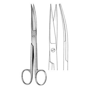 Standard Operating Scissors 15 0 cm, Sharp/Sharp Curved