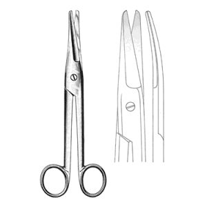 Mayo Noble Gynecological Scissors 17 0 cm, Curved