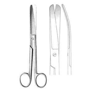 Doyen Operating Scissors 18 0 cm, Curved
