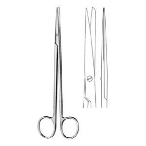 Metzenbaum Nelson Dissecting Scissors 23 0 cm, Sharp/Blunt, Straight