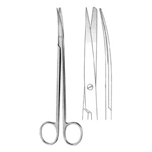 Metzenbaum Nelson Dissecting Scissors 25 0 cm, Sharp/Blunt, Curved