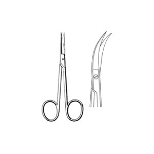 Fine Operating Scissors 11 5 cm, Side Curved