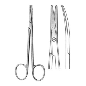 Strabismus Scissors 11 0 cm, Curved