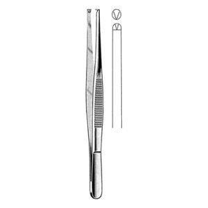Tissue Forceps 10 5 cm, 1 x 2 Teeth