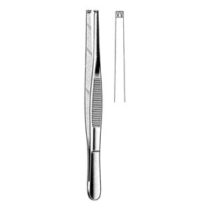 Tissue Forceps 13 0 cm, 2 x 3 Teeth