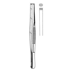 Tissue Forceps 14 0 cm, 3 x 4 Teeth