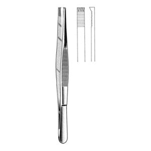 Alderkreutz Tissue Forceps 25 0 cm, 4 x 5 Teeth
