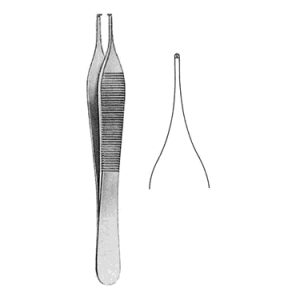 Adson Tissue Forceps 15 0 cm, 1 x 2 Teeth