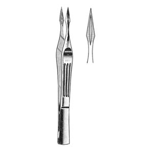 Hunter Splinter Forceps 10 5 cm, Straight
