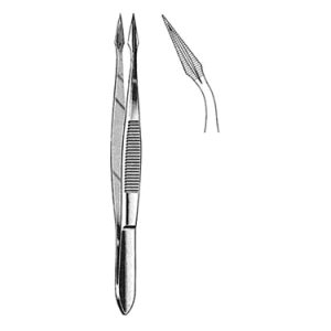 Walter Carmalt Splinter Forceps 10 5 cm, Curved