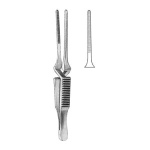 Bulldog Clamps 50 mm, Jaws 8 mm, Straight