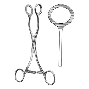 Collin Tissue and Organ Holding Forceps 16 5 cm