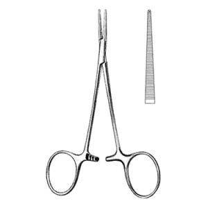 Micro Mosquito Artery Forceps 10 0 cm, 1 x 2 Teeth, Straight