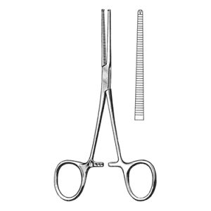 Kocher Artery Forceps 13 0 cm, Straight, Delicate Pattern