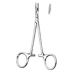 Petit Point Olsen Hegar Needle Holders 13 0 cm, Serrated, Delicate