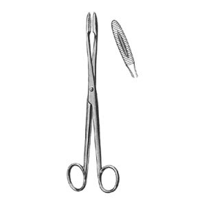 Gross Maier Dressing Forceps 25 0 cm, Curved