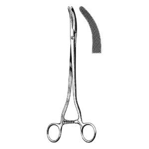 Werthiem Clamp Forceps 25 0 cm, Heavy Pattern
