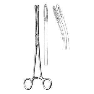 Foerster Swab Forceps 25 0 cm, Curved