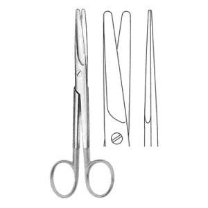 Mayo Operating Scissors 14 0 cm, Straight, Carb Edge