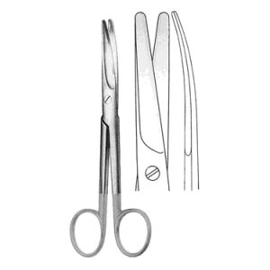 Mayo Operating Scissors 17 0 cm, Curved, Carb Edge