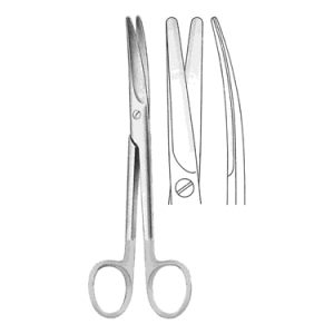 Operating Scissors 14 0 cm, Curved, Carb Edge