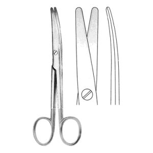 Mayo Stille Operating Scissors 17 0 cm, Curved, Carb Edge