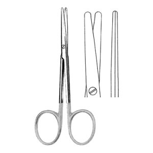 Metzenbaum Scissors 11 5 cm, Straight, Carb Edge