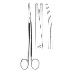 Metzenbaum Scissors 18 0 cm, Curved, Carb Edge