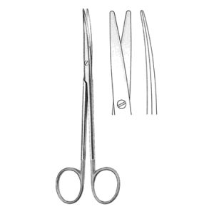 Metzenbaum Lahey Scissors 14 0 cm, Curved, Carb Edge