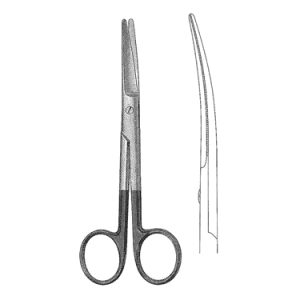 Mayo Scissors 14 0 cm, Curved, Super Cut