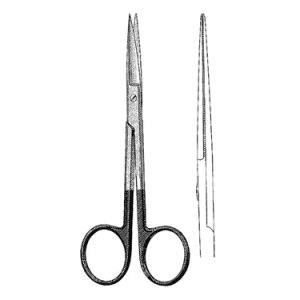 Plastic Surgery Scissors 12 0 cm, Straight, Super Cut
