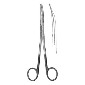 Freeman Rhytidectomy Scissors 18 0 cm, Curved With Flat Tips, Super Cut
