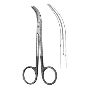 Fomon Lateral Scissors 13 0 cm, Full Curved, Super Cut