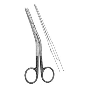Fomon Dorsal Scissors 15 0 cm, Angled On Flat, Super Cut