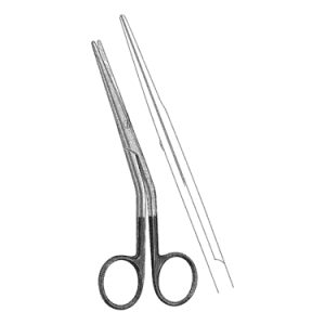 Cottle Dorsal Scissors 16 5 cm, Angled On Flat, Super Cut