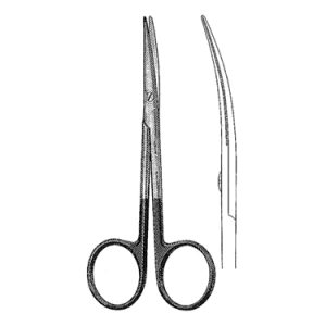 Plastic And Reconstructive Scissors 11 4 cm, Curved, Super Cut