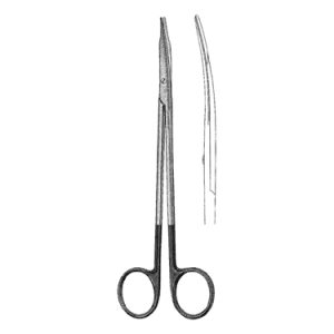 Jamison Cardiovascular Scissors 14 0 cm, Curved, Super Cut