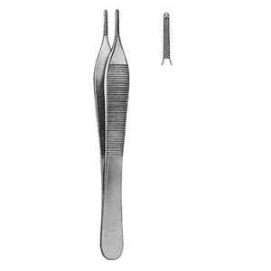 Adson Dissecting Forceps 15 0 cm, Carb Bite, Normal Profile