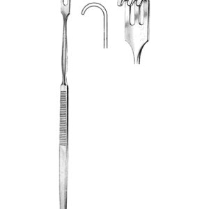 Retractor 16 0 cm, 3 Blunt Prong