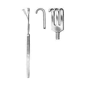 Retractor 16 0 cm, 3 Blunt Prong, Flexible