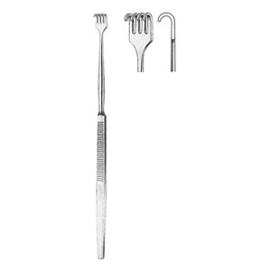 Retractor 16 0 cm, 4 Blunt Prong