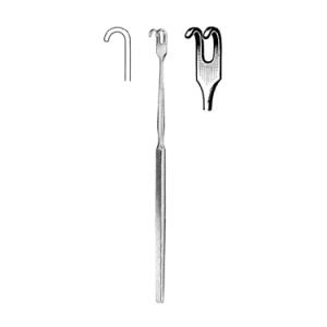 Retractor 16 0 cm, 2 Blunt Prong