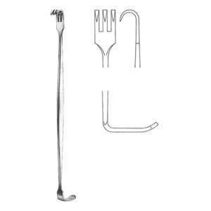 Senn Muller Retractor 16 0 cm, 7 mm x 8 5 mm Sharp