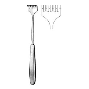 Volkmann Retractor 23 0 cm, 5 Blunt Prong