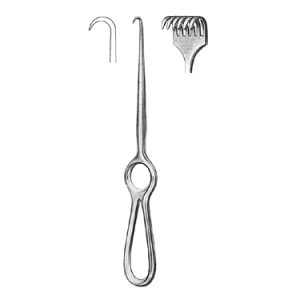 Volkmann Retractor 21 5 cm, 5 Sharp Prong
