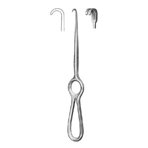 Volkmann Retractor 21 5 cm, 2 Blunt Prong